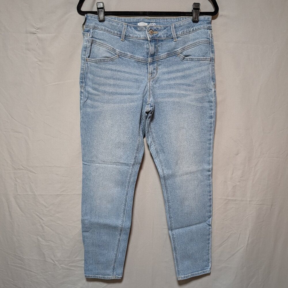 Old Navy Women's Light Wash Rockstar Super‎ Skinny Jeans Size 12